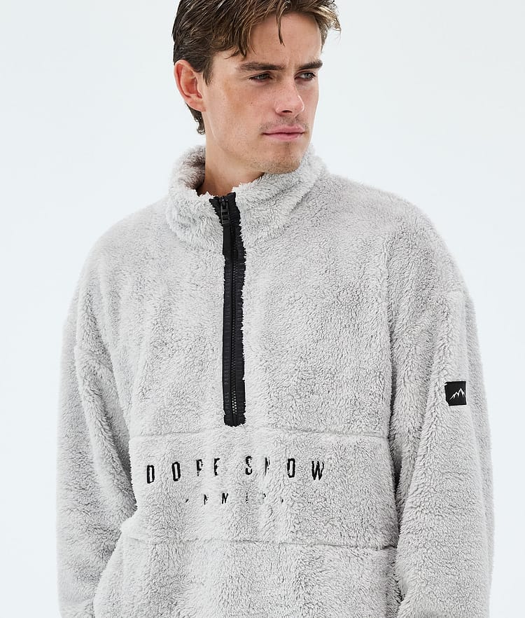 Dope Pile Fleecegenser Herre Light Grey, Image 2 of 7