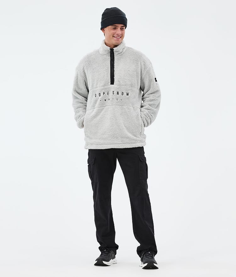 Dope Pile Fleecegenser Herre Light Grey, Bilde 3 av 7