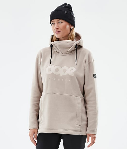 Dope Cozy II W Fleecegenser Dame Sand