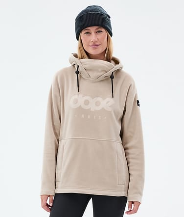 Dope Cozy II W Fleecegenser Dame Sand