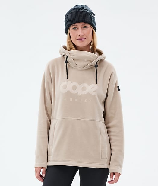 Dope Cozy II W Fleecegenser Dame Sand