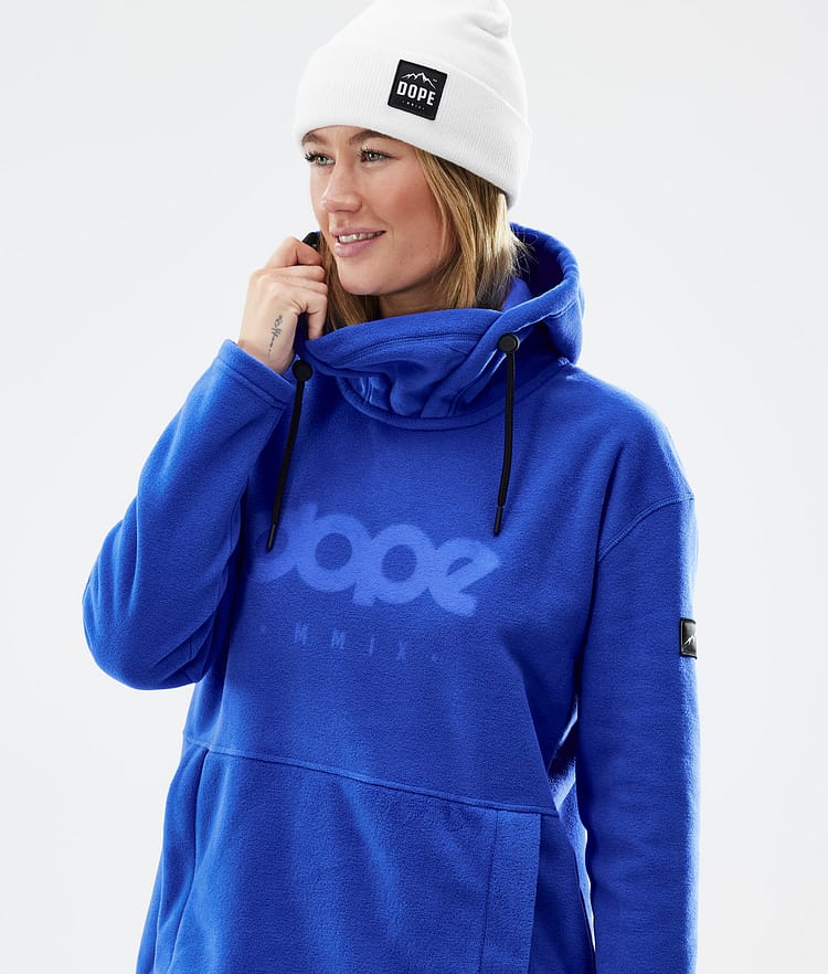 Dope Cozy II W Fleecegenser Dame Cobalt Blue