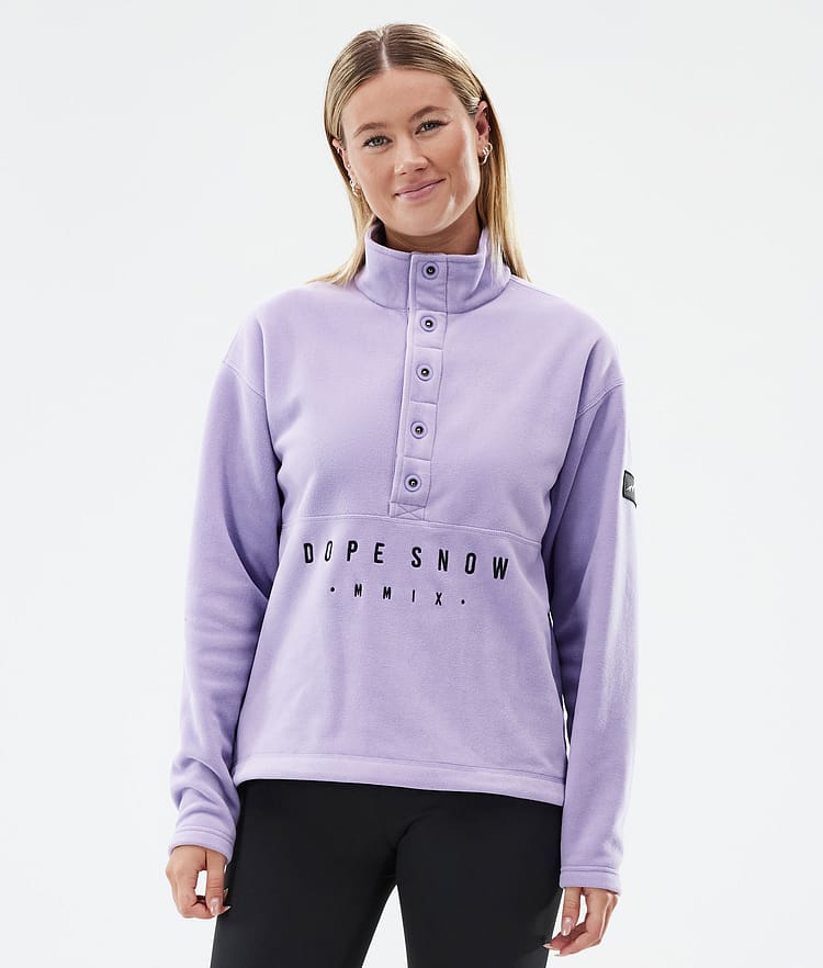 Dope Comfy W Fleecegenser Dame Faded Violet