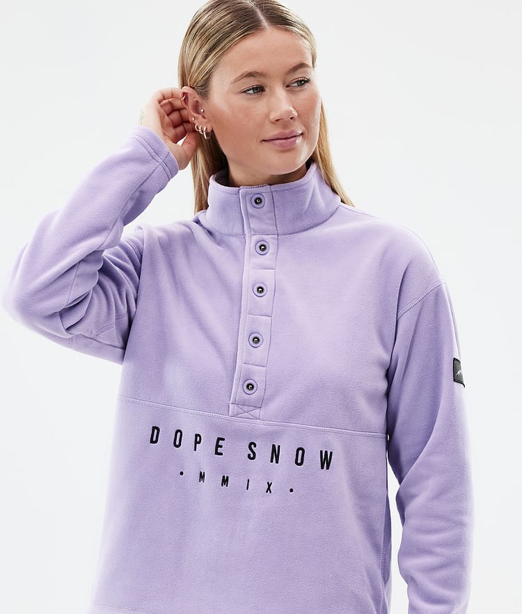 Dope Comfy W Fleecegenser Dame Faded Violet