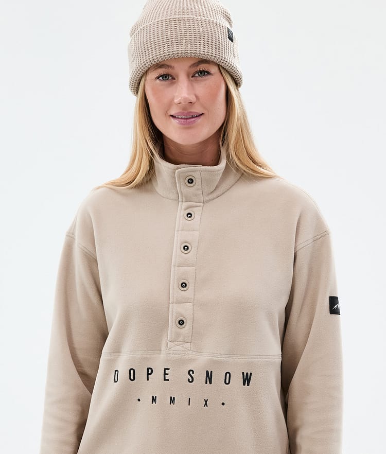 Dope Comfy W Fleecegenser Dame Sand, Bilde 2 av 6