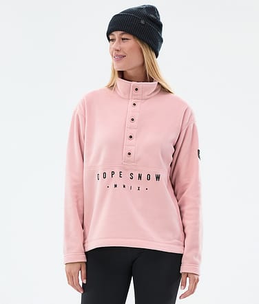 Dope Comfy W Fleecegenser Dame Soft Pink