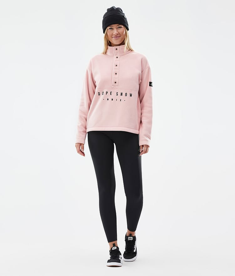 Dope Comfy W Fleecegenser Dame Soft Pink