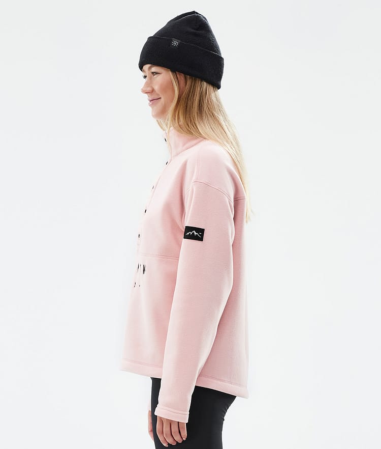 Dope Comfy W Fleecegenser Dame Soft Pink