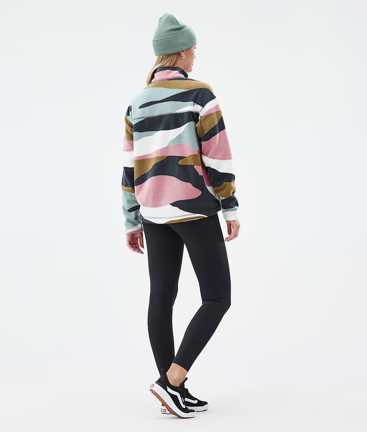 Dope Comfy W Fleecegenser Dame Shards Gold Muted Pink, Image 4 of 6