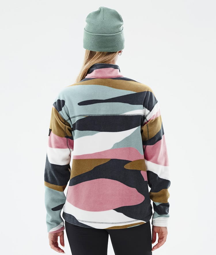 Dope Comfy W Fleecegenser Dame Shards Gold Muted Pink, Image 6 of 6