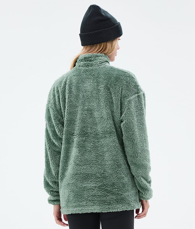 Dope Pile W Fleecegenser Dame Faded Green, Bilde 6 av 7