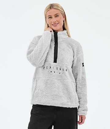 Dope Pile W Fleecegenser Light Grey