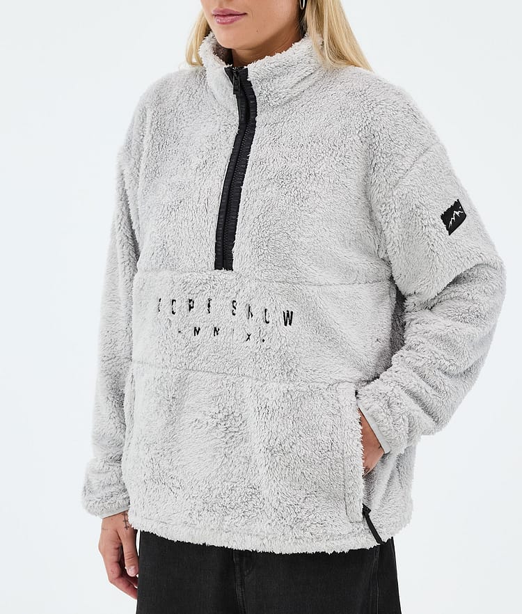 Dope Pile W Fleecegenser Dame Light Grey Renewed, Bilde 7 av 7
