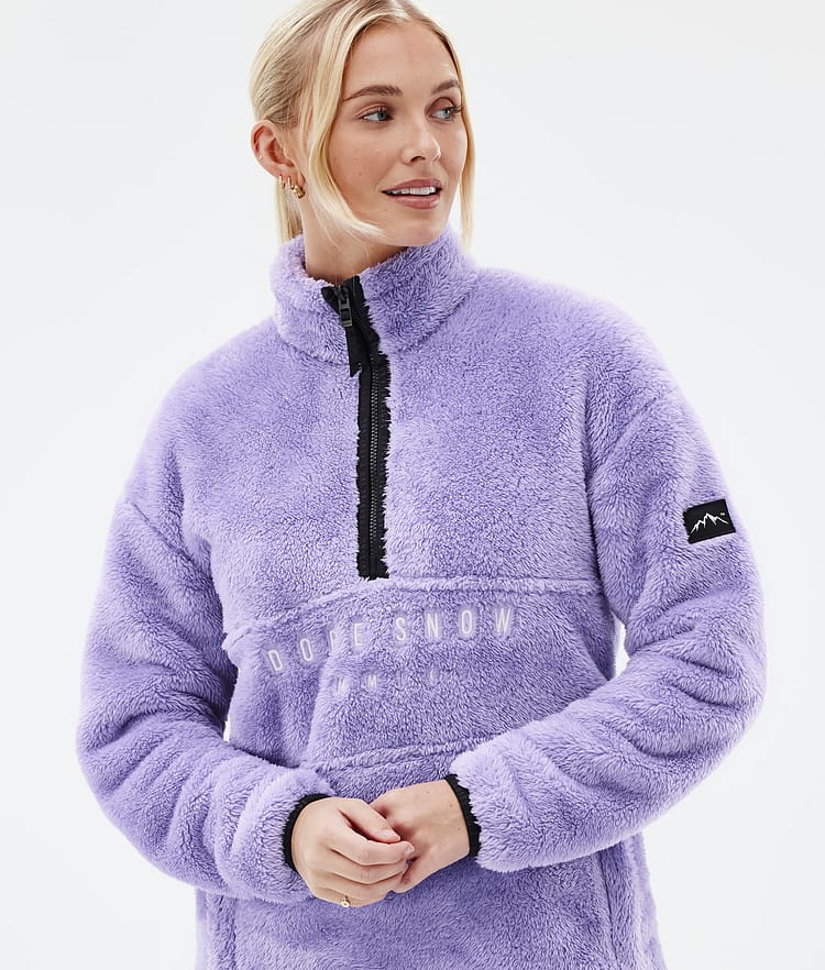 Dope Pile W Fleecegenser Dame Faded Violet, Bilde 2 av 7