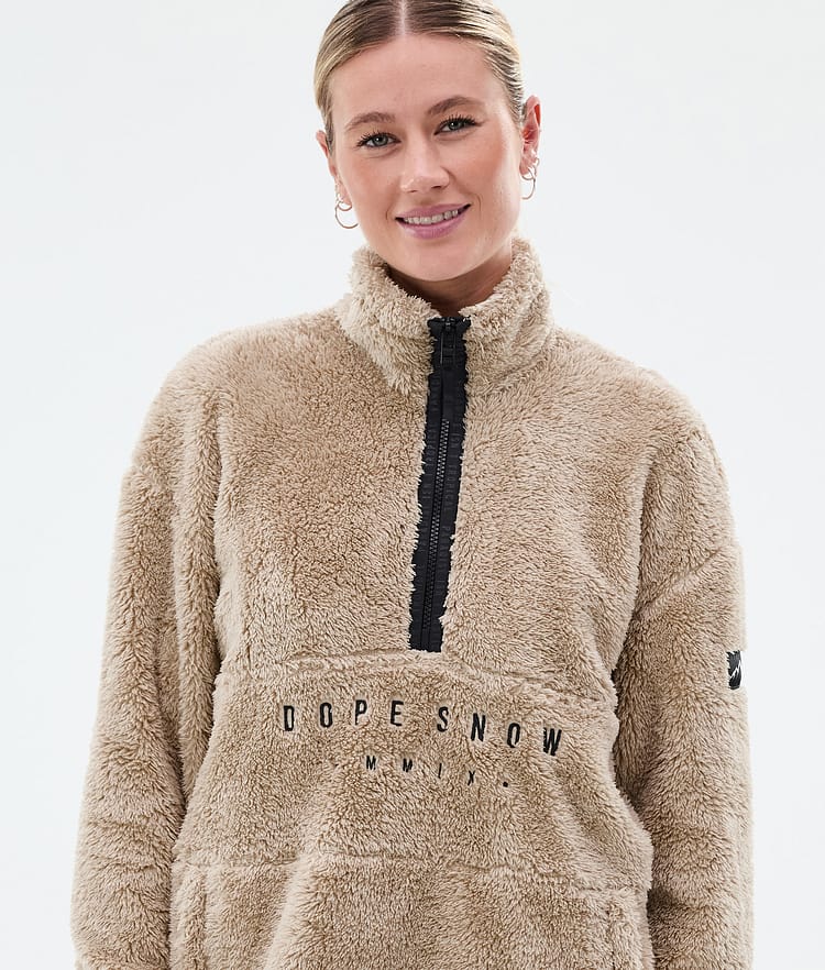 Dope Pile W Fleecegenser Dame Sand, Bilde 2 av 7