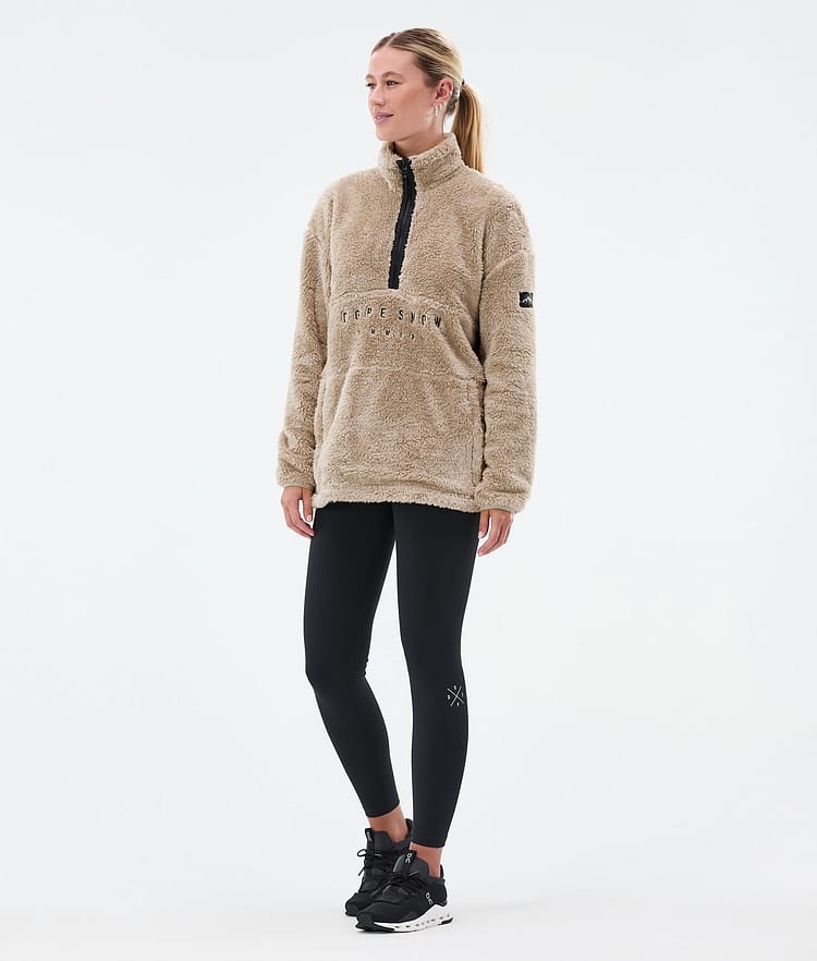 Dope Pile W Fleecegenser Dame Sand, Bilde 3 av 7
