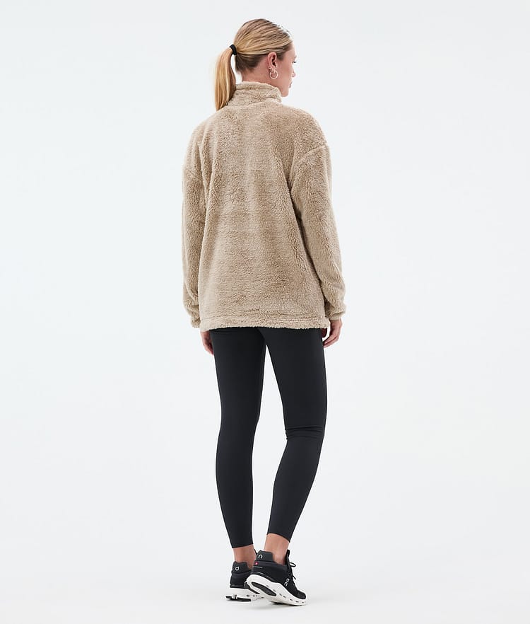 Dope Pile W Fleecegenser Dame Sand, Bilde 4 av 7