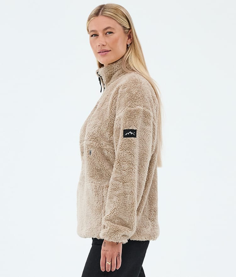 Dope Pile W Fleecegenser Dame Sand, Bilde 5 av 7