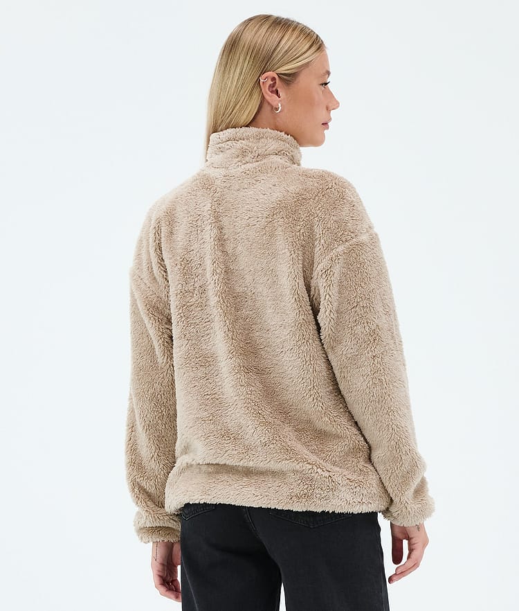 Dope Pile W Fleecegenser Dame Sand, Bilde 6 av 7