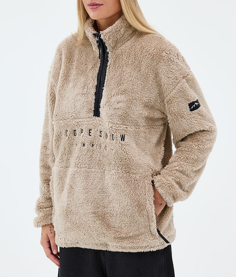 Dope Pile W Fleecegenser Dame Sand, Bilde 7 av 7