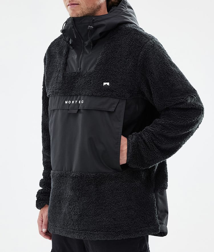 Montec Lima Fleecegenser Herre Black/Black Renewed, Bilde 7 av 8