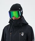 Montec Scope Skibriller Black W/Black Tourmaline Green Mirror, Bilde 3 av 6