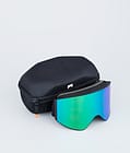 Montec Scope Skibriller Black W/Black Tourmaline Green Mirror, Bilde 4 av 6