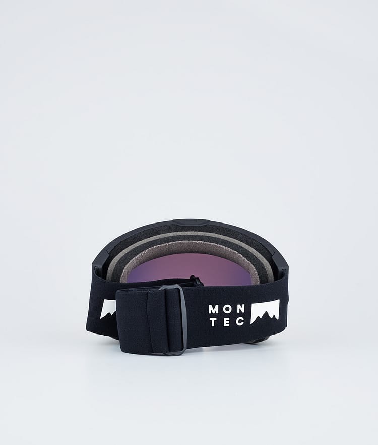 Montec Scope Skibriller Black W/Black Ruby Red Mirror, Bilde 6 av 6