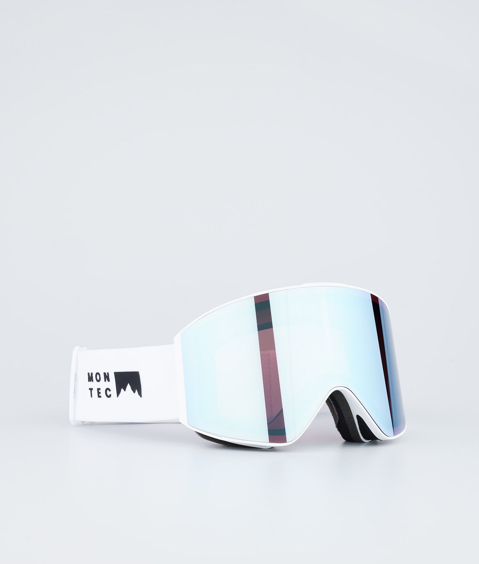 Montec Scope Skibriller White W/White Moon Blue Mirror