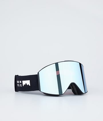 Montec Scope Skibriller Black W/Black Moon Blue Mirror