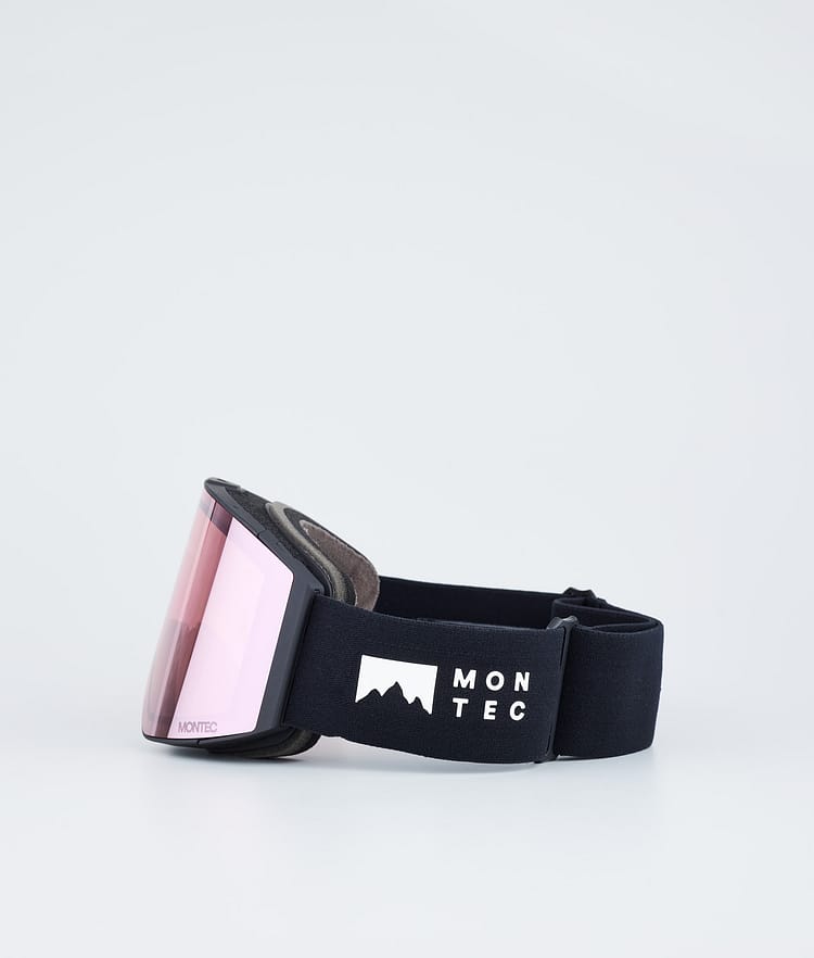 Montec Scope Skibriller Black W/Black Pink Sapphire Mirror, Bilde 5 av 6