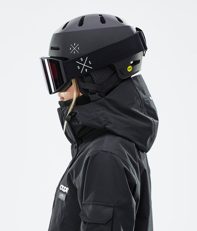 Dope Macon 2.0 MIPS Skihjelm X-Up Matte Black w/ Black, Bilde 6 av 8
