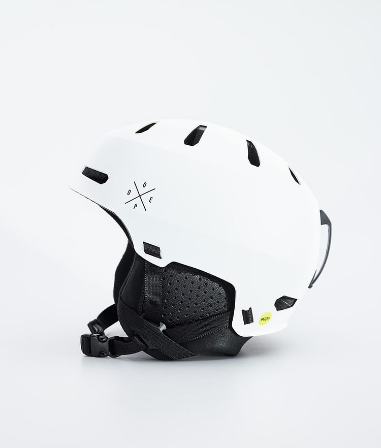 Dope Macon 2.0 MIPS Skihjelm X-Up Matte White w/ Black, Bilde 2 av 8