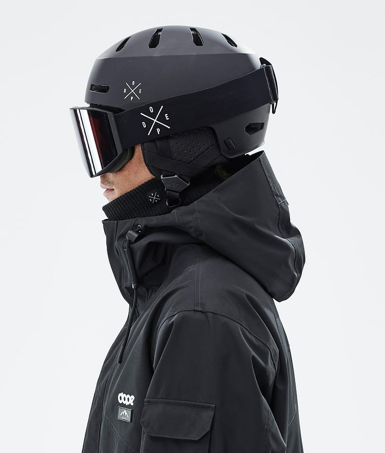 Dope Macon 2.0 Skihjelm X-Up Matte Black w/ Black, Bilde 6 av 8
