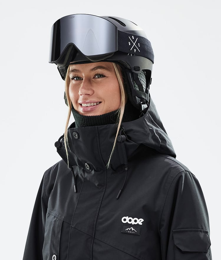 Dope Macon 2.0 Skihjelm X-Up Matte Black w/ Black, Bilde 7 av 8