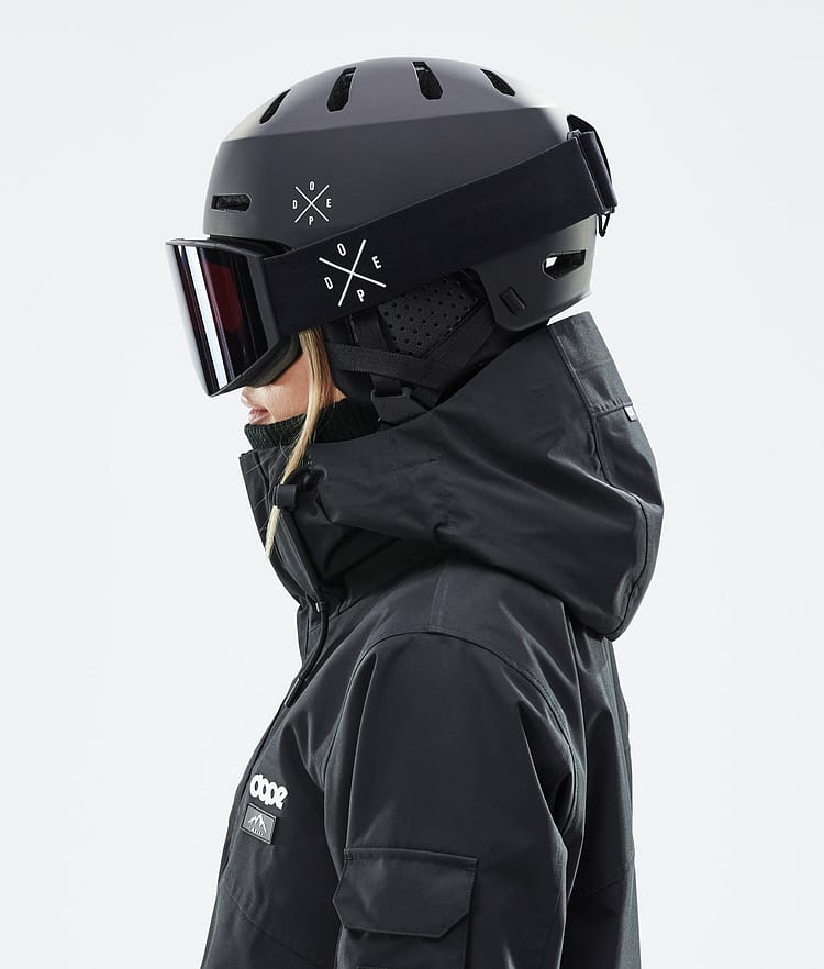 Dope Macon 2.0 Skihjelm X-Up Matte Black w/ Black, Bilde 8 av 8