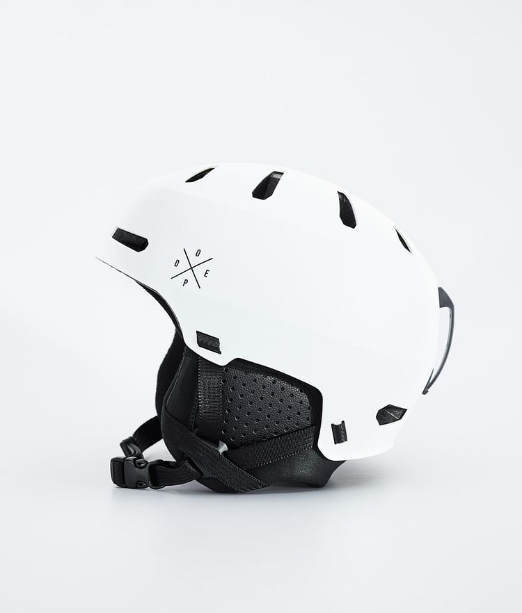 Dope Macon 2.0 Skihjelm X-Up Matte White w/ Black, Bilde 2 av 8