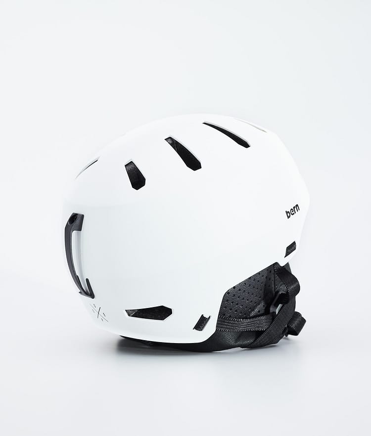 Dope Macon 2.0 Skihjelm X-Up Matte White w/ Black, Bilde 3 av 8