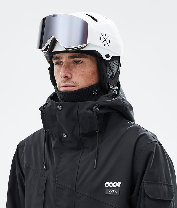 Dope Macon 2.0 Skihjelm X-Up Matte White w/ Black, Bilde 7 av 8