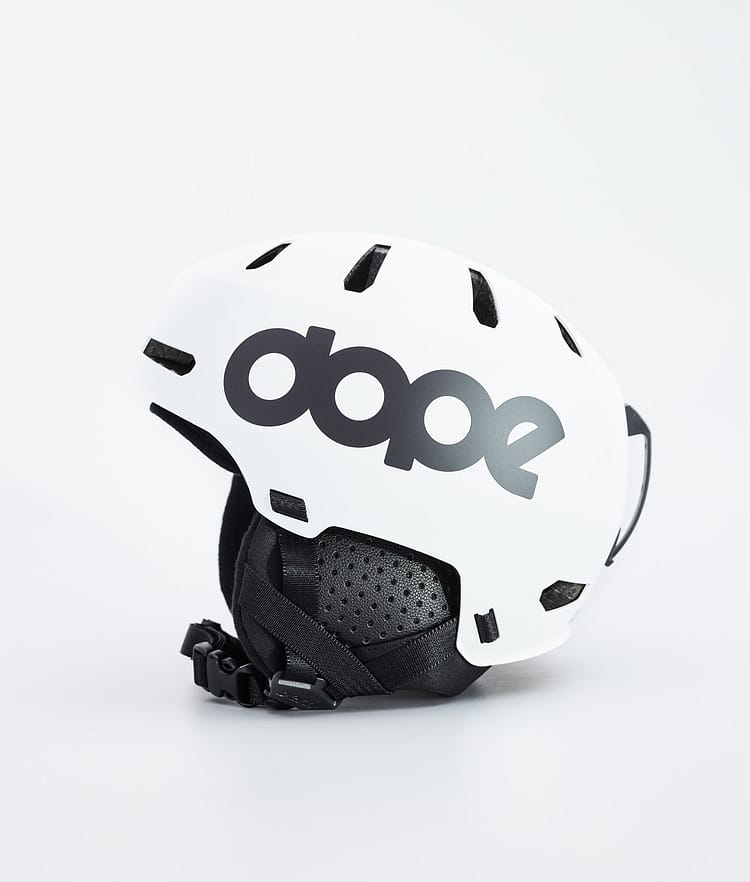 Dope Macon 2.0 Skihjelm Classic Matte White w/ Black, Bilde 2 av 8