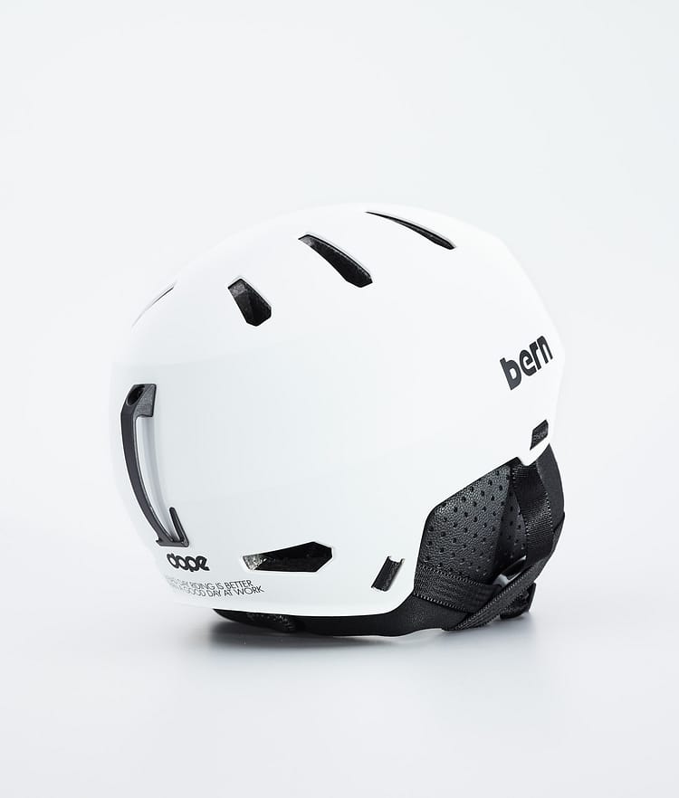 Dope Macon 2.0 Skihjelm Classic Matte White w/ Black, Bilde 3 av 8