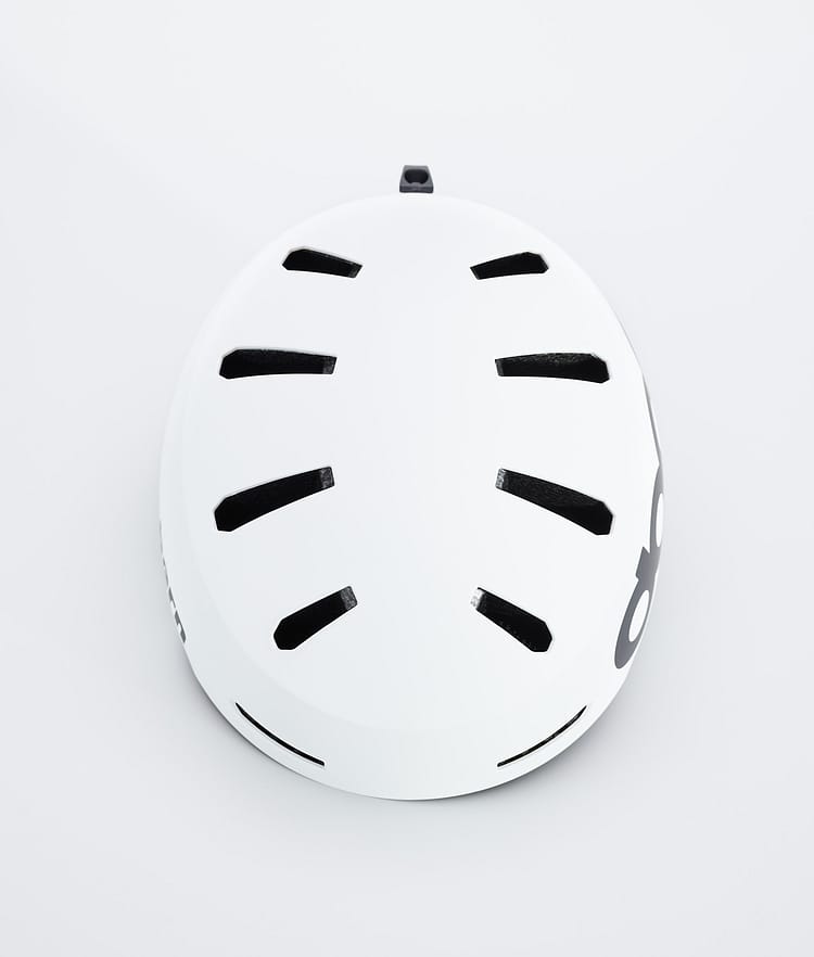 Dope Macon 2.0 Skihjelm Classic Matte White w/ Black, Bilde 4 av 8