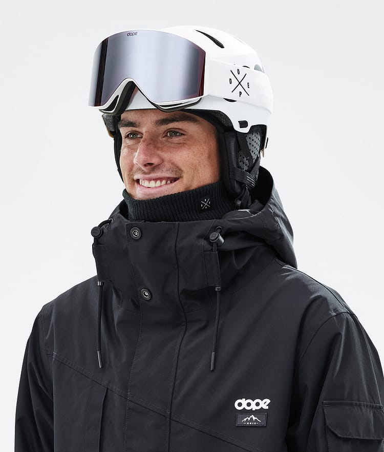 Dope Macon 2.0 Skihjelm Classic Matte White w/ Black, Bilde 7 av 8