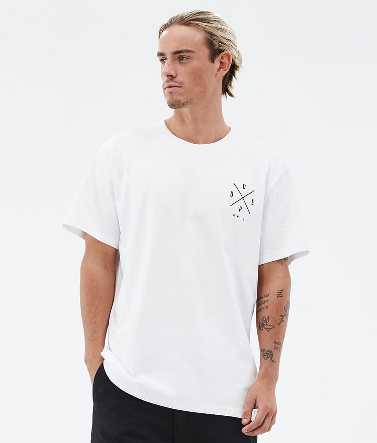 Dope Standard T-shirt Herre 2X-Up White, Bilde 2 av 5