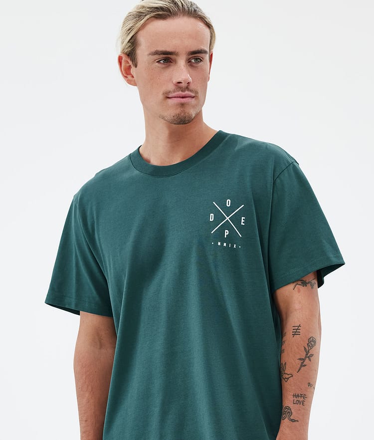 Dope Standard T-shirt Herre 2X-Up Bottle Green