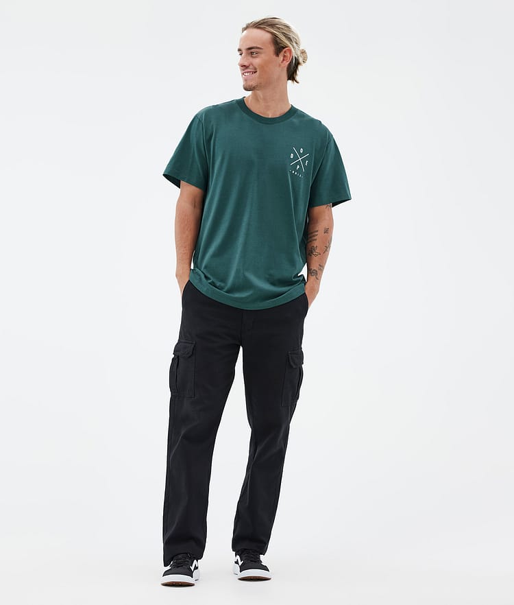 Dope Standard T-shirt Herre 2X-Up Bottle Green, Bilde 5 av 5