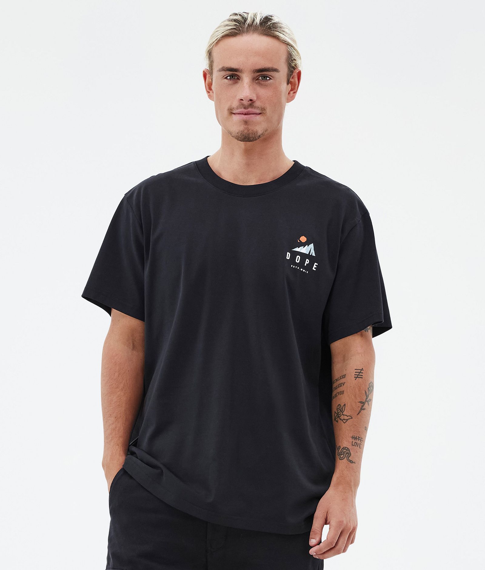 Dope Standard T-shirt Herre Ice Black, Bilde 2 av 5