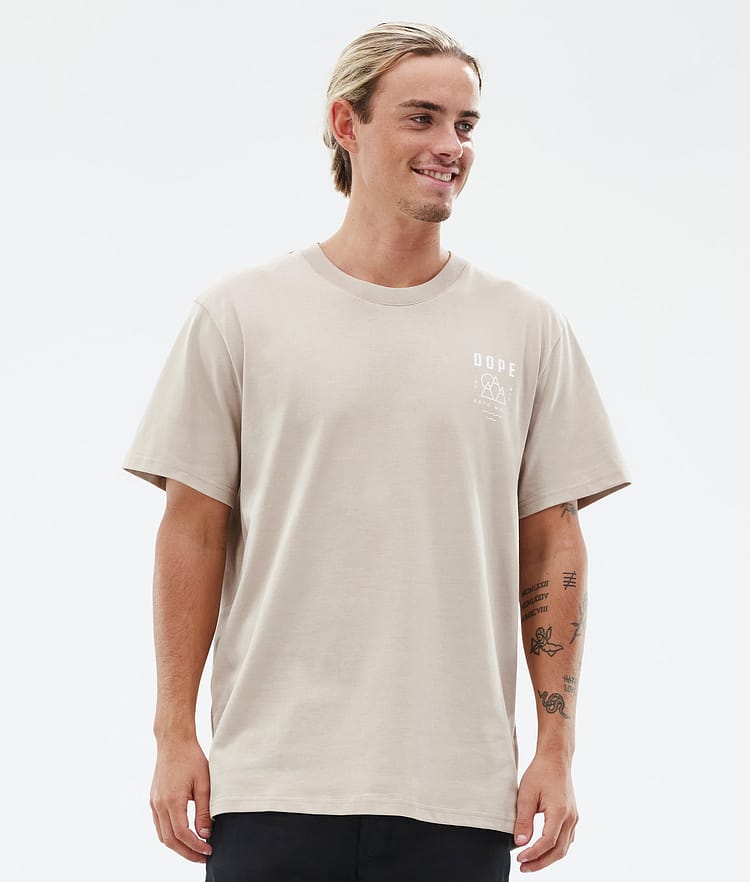 Dope Standard T-shirt Herre Summit Sand, Bilde 2 av 5