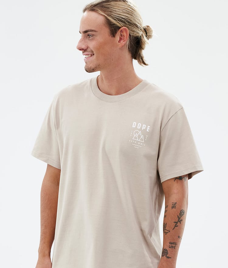 Dope Standard T-shirt Herre Summit Sand, Bilde 3 av 5