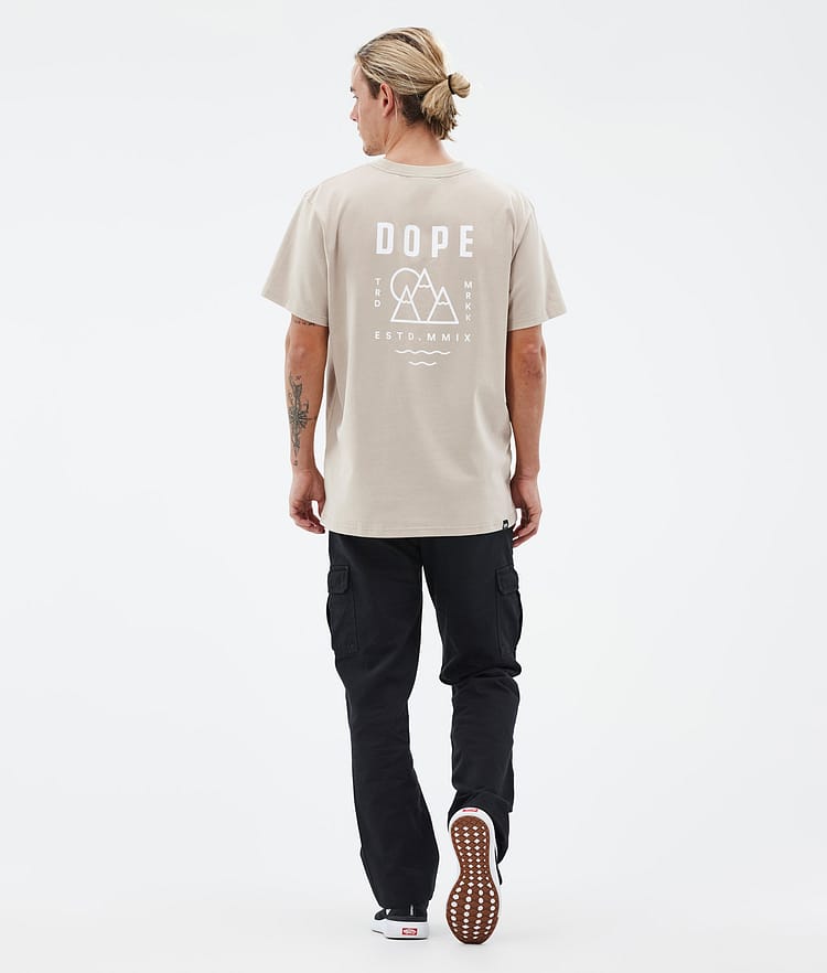 Dope Standard T-shirt Herre Summit Sand, Bilde 4 av 5